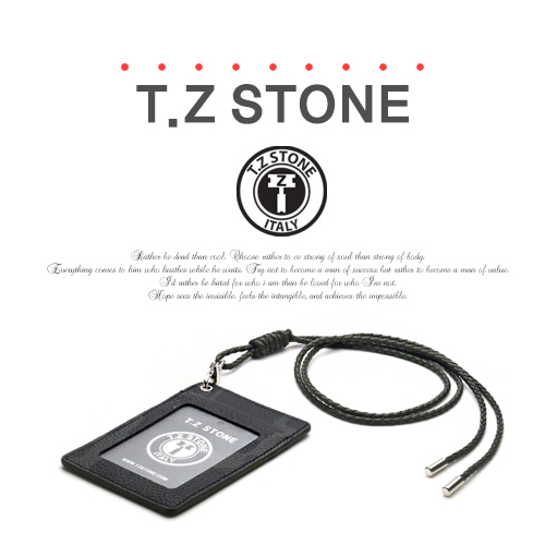 티지스톤-TZ1D204 밀리터리 오플목걸이형 카드지갑(투명창)